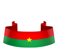 Burkina faso flagga element design nationell oberoende dag baner band png