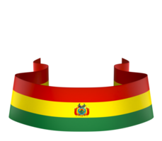 Bolivie drapeau élément conception nationale indépendance journée bannière ruban png