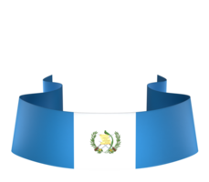 Guatemala flag element design national independence day banner ribbon png