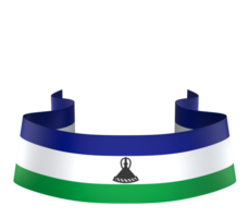 Lesoto bandiera elemento design nazionale indipendenza giorno bandiera nastro png