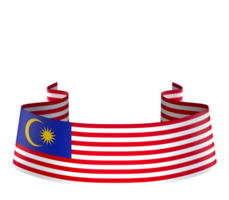 Malaysia bandiera elemento design nazionale indipendenza giorno bandiera nastro png