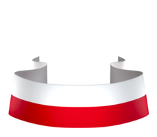 Polen Flagge Element Design National Unabhängigkeit Tag Banner Band png