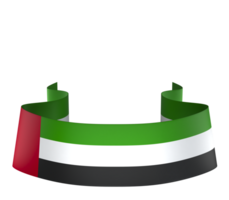 United Arab Emirates flag element design national independence day banner ribbon png