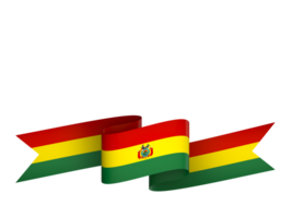 bolivia flagga element design nationell oberoende dag baner band png