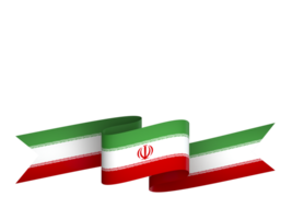 iran flagga element design nationell oberoende dag baner band png