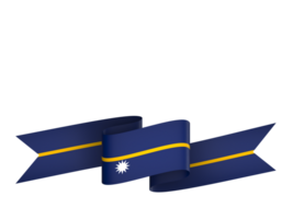 Nauru Flagge Element Design National Unabhängigkeit Tag Banner Band png