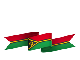 Vanuatu drapeau élément conception nationale indépendance journée bannière ruban png