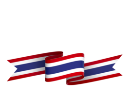 Thailand Flagge Element Design National Unabhängigkeit Tag Banner Band png