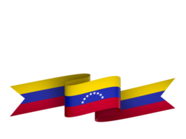 venezuela flagga element design nationell oberoende dag baner band png