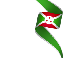 burundi flagga element design nationell oberoende dag baner band png