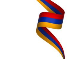 Armenia flag element design national independence day banner ribbon png