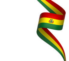 bolivia flagga element design nationell oberoende dag baner band png