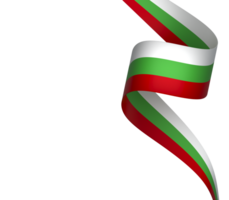 Bulgaria flag element design national independence day banner ribbon png