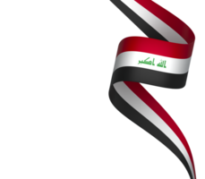 Irak bandera elemento diseño nacional independencia día bandera cinta png