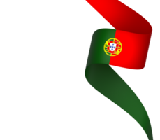 Portugal Flagge Element Design National Unabhängigkeit Tag Banner Band png