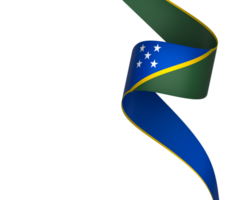 Solomon Islands flag element design national independence day banner ribbon png