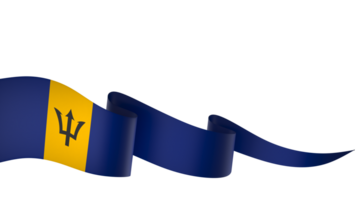 Barbados Flagge Element Design National Unabhängigkeit Tag Banner Band png