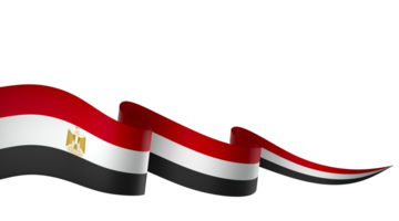 egypten flagga element design nationell oberoende dag baner band png