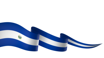el Salvador Flagge Element Design National Unabhängigkeit Tag Banner Band png