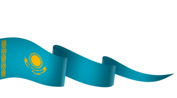 Kazachstan vlag element ontwerp nationaal onafhankelijkheid dag banier lint PNG