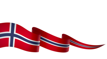 Norwegen Flagge Element Design National Unabhängigkeit Tag Banner Band png