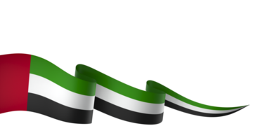 unito arabo Emirates bandiera elemento design nazionale indipendenza giorno bandiera nastro png