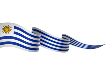 Uruguay Flagge Element Design National Unabhängigkeit Tag Banner Band png