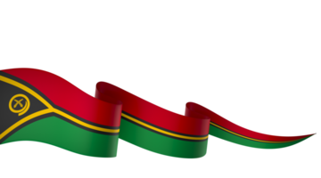 Vanuatu Flagge Element Design National Unabhängigkeit Tag Banner Band png