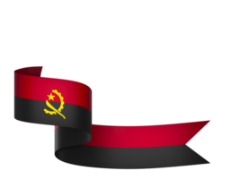 Angola Flagge Element Design National Unabhängigkeit Tag Banner Band png