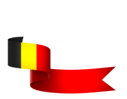 Belgium flag element design national independence day banner ribbon png