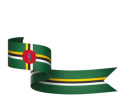 dominica bandeira elemento Projeto nacional independência dia bandeira fita png