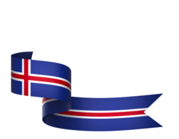 island flagga element design nationell oberoende dag baner band png
