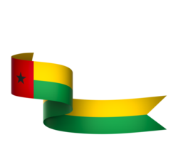 Guinea Bissau flag element design national independence day banner ribbon png