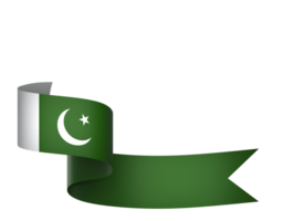 Pakistan Flagge Element Design National Unabhängigkeit Tag Banner Band png