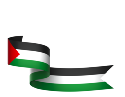 Palestina bandera elemento diseño nacional independencia día bandera cinta png