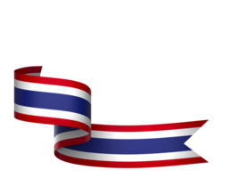 Thailand Flagge Element Design National Unabhängigkeit Tag Banner Band png