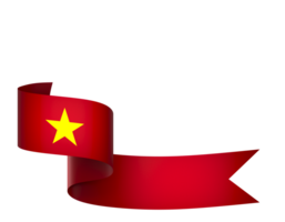 Vietnã bandeira elemento Projeto nacional independência dia bandeira fita png