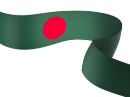 Bangladesh bandeira elemento Projeto nacional independência dia bandeira fita png