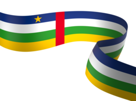 Central African Republic flag element design national independence day banner ribbon png