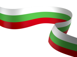 Bulgaria bandiera elemento design nazionale indipendenza giorno bandiera nastro png