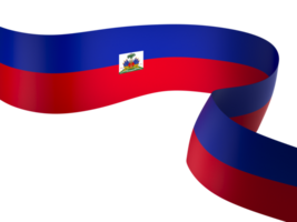 Haiti bandeira elemento Projeto nacional independência dia bandeira fita png