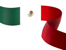 mexico flagga element design nationell oberoende dag baner band png