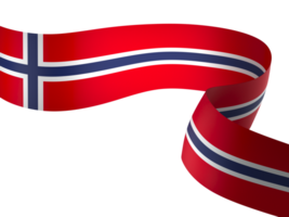 Norge flagga element design nationell oberoende dag baner band png