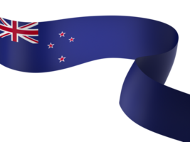 New Zealand flag element design national independence day banner ribbon png