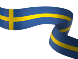 Schweden Flagge Element Design National Unabhängigkeit Tag Banner Band png