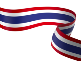 Thailand Flagge Element Design National Unabhängigkeit Tag Banner Band png