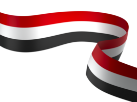 Yemen bandera elemento diseño nacional independencia día bandera cinta png