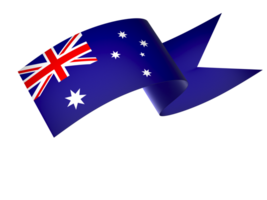 Australien Flagge Element Design National Unabhängigkeit Tag Banner Band png