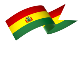 Bolivien Flagge Element Design National Unabhängigkeit Tag Banner Band png