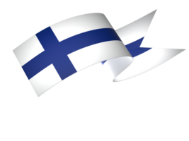 Finlandia bandera elemento diseño nacional independencia día bandera cinta png